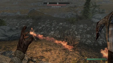 Lydia casting Flames