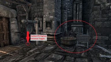Faction Pit Fighter Entrance Toggle in Windhelm