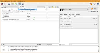 Mod Organizer - Orphaned script extender save deleter plugin at Skyrim Special Edition Nexus ...