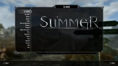 Main Menu