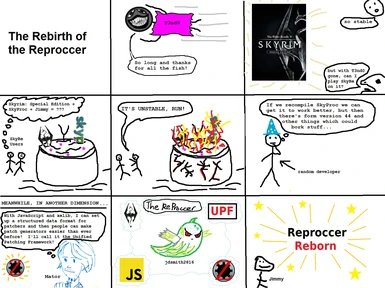 The Rebirth of the Reproccer - T3nd0-inspired comic strip