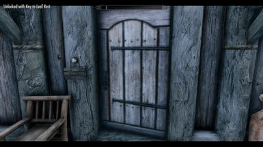 Unlocked door