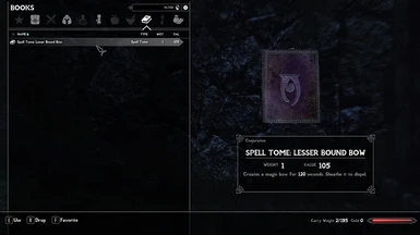 Lesser Bound Bow at Skyrim Special Edition Nexus - Mods and