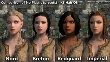 Comparison (No plastic - Natural Beauty) - KS hair Off