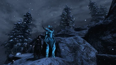 Daedric Blue Frost Armor