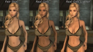 Fair Skin comparison with Real Girls