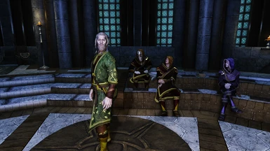 Master Wizard Tolfdir and his students