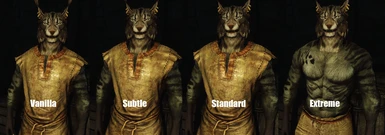 Bestial Beast Races SE - Muscular Body Morphs and Height Scaling for Argonians and Khajiit