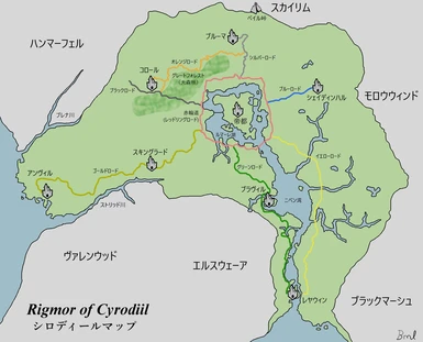 Cyrodiil Map