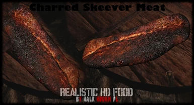 Charred Skeever Meat in Inventory