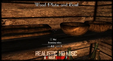 Wood Plate and Bowl - no ENB