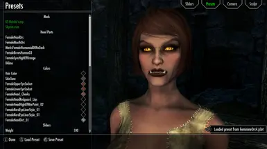 Preset FeminineOrc4