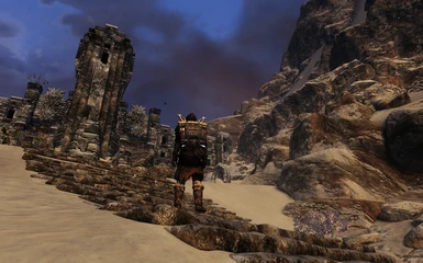 With Majestic Mountains and Skyrim 3D High Hrothgar Steps