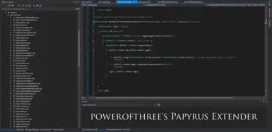 powerofthree's Papyrus Extender at Skyrim Special Edition Nexus - Mods and  Community