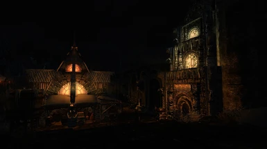 Windhelm in Pitch Black Nights