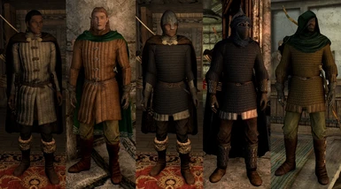 Mail and gambeson variants courtesy of Medtech