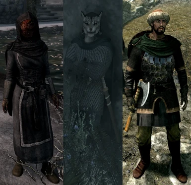 3DNPC's--Anum-La, S'vashni, Daelyn Oakhollow (Wearing RDO patch armor)