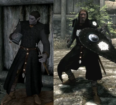 3DNPC's--Erevan (clad in exiled knight surcoat), Hiram (Order of the White Rose set)