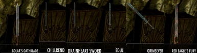 Weapon Replacer--Unique Swords