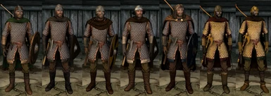 New iron and Elven scale hauberk variants, courtesy of the talented NordwarUA.