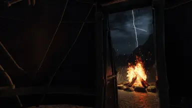 I love camping in storms <3