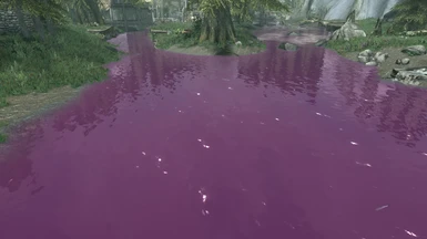 Byzantium Purple with Smooth Water Textures