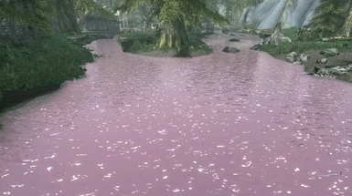 Lavender Pink with vanilla water textures