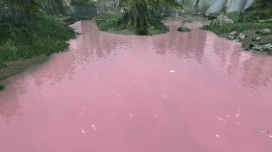 Lavender Pink with Smooth Water Textures