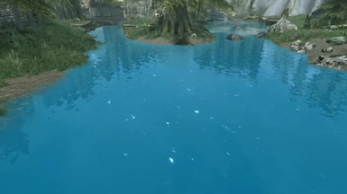 Tropical Blue with Smooth Water Textures