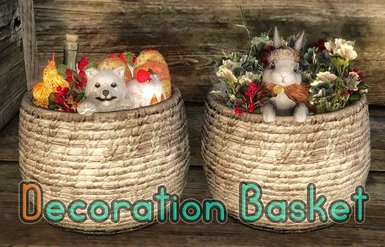 Decoration Basket Se At Skyrim Special Edition Nexus Mods And Community