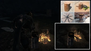 Log cooking concept