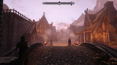 Sunrise, front gate of Whiterun.