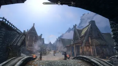 Day, front gate of Whiterun.