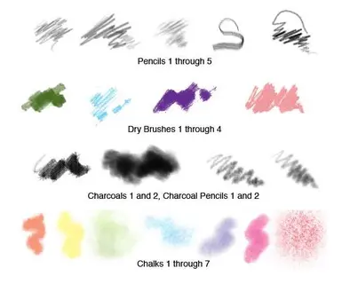 Dave Nagel Photoshop and Illustrator Brushes Collection - hair - skin ...