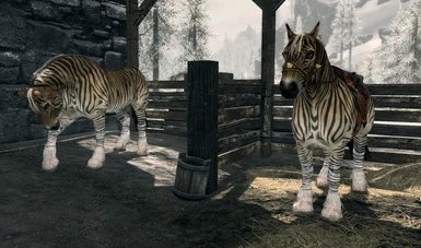 In-Game Windhelm Mealy Zorse