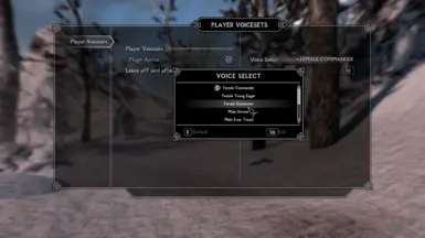 Player Voicesets for SSE - Custom Voice Version at Skyrim Special