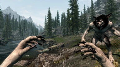 skyrim vampire lord first person