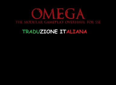 (SJG) OMEGA - The Modular Gameplay Overhaul for SSE - Traduzione Italiana