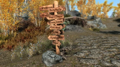 The Rift, 4K with Weathered Road Signs patch