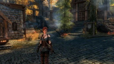 Just Reality + Obsidian fantasy, Luminosity and Relighting Skyrim. Armor is ZZJay's Wardrobe, for anyone interested