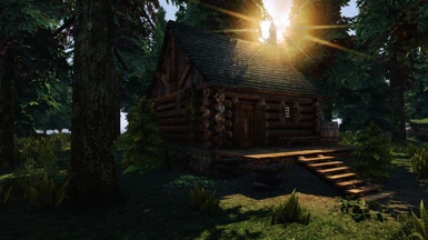 Wood cabin - screenshot by wizkid34