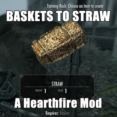 Baskets to Straw