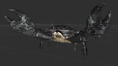 mudcrabash.nif with Vandr's mudcrab retexture