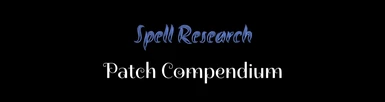 Spell Research - Patch Compendium