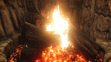 Inferno+Embers HD+KD Realistic Fireplaces+Charred Logs+Silent Horizon