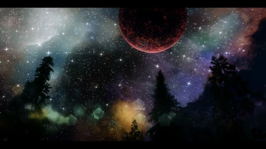 Waterfall + Galaxy + ENB :: Sky-> Animated Stars