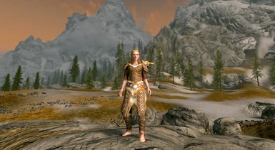 19 Scaled Horn Armor female front