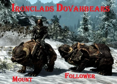Armored Dovahbears mounts and followers