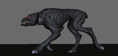 Longer limbs somehow give the hound a more disturbing appearance!