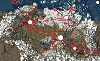 Map of network